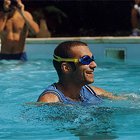 Lionel essai flat dans piscine