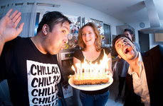 Franck, Ophélie et Pierre