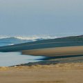 Plage de Mimizan tôt le matin