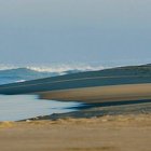 Plage de Mimizan tôt le matin