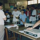 Remise des prix de l'unique contest de skate de la ville de Boé (47)