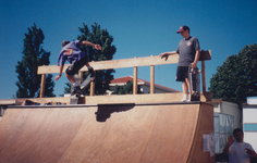 Ludo et Mickaël sur la rampe de Boé